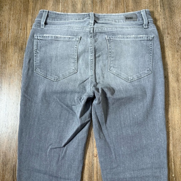 PAIGE Verdugo Skinny Ankle Jeans Mid Rise Raw Hem Fall Grunge Size 28 - Picture 10 of 12